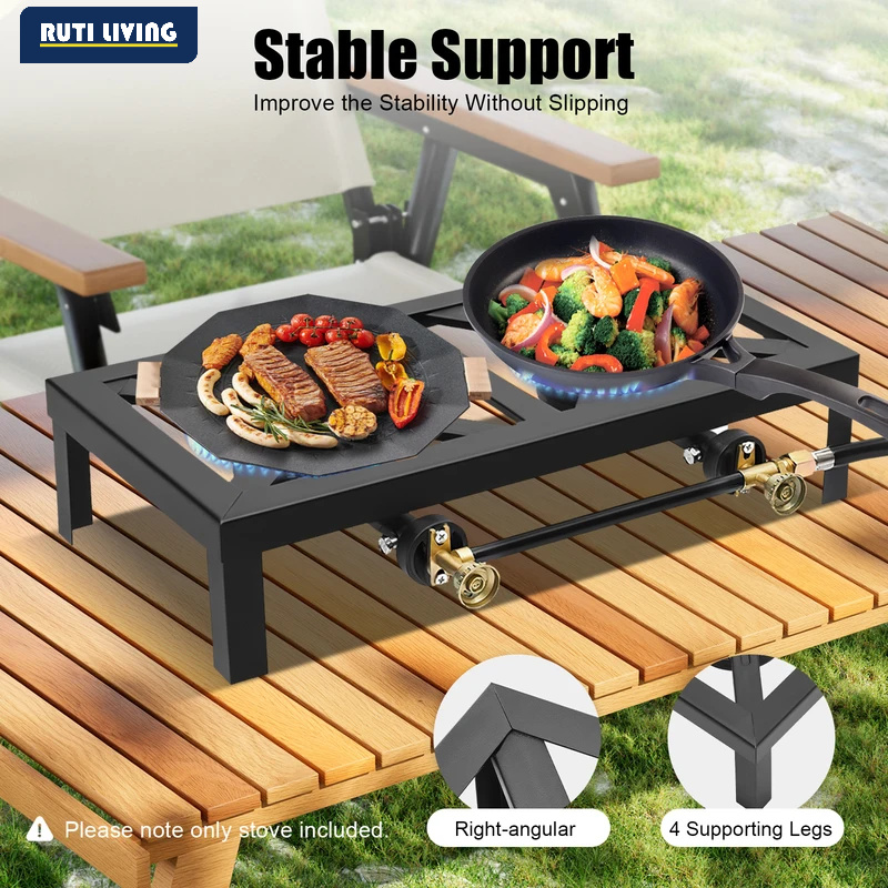 เตาแก๊สพกพาแบบ 1/2 หัวเตา สำหร - Home Cooking Gas บทวิจารณ์และราคา