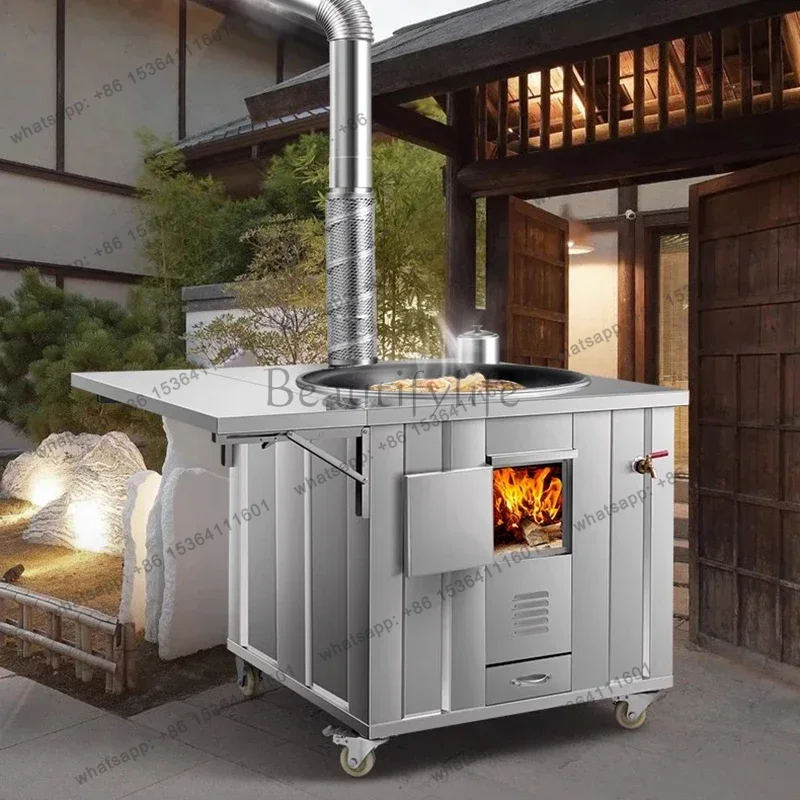 เตาฟืนสแตนเลส LS เครื่องทำความ - Home Cooking Heater บทวิจารณ์และราคา